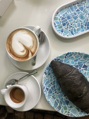 Vegan milk for an additional cost   at Pasticceria Cassera Moretti in Menaggio