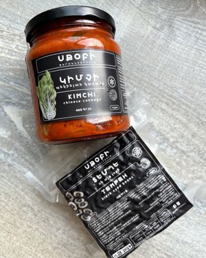 Delivered vegan Kimchi and tempeh at Scoby Fermentary - Preorder Only in Yerevan