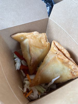 Veg samosas   at Paradise Street Eats - Food Truck in Detroit