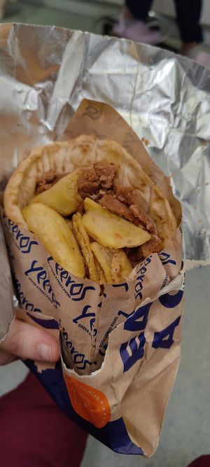 Plant Based Gyros at Yeeros - Wexford Street in Dublin