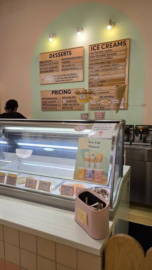 Inside at Kate's Ice Cream in Portland