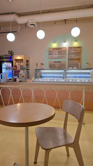 Inside at Kate's Ice Cream in Portland