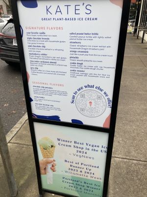   at Kate's Ice Cream in Portland