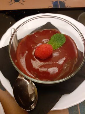 Crema di cioccolato e lampone at Scara e Beo in Cortona