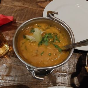 Dahl at Sanskruti Restaurant in Manchester