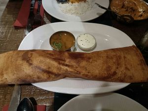 Dosa at Sanskruti Restaurant in Manchester