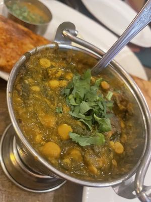 Dhal palak   at Sanskruti Restaurant in Manchester