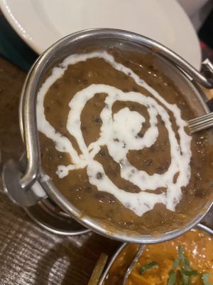 Dhal black lentils   at Sanskruti Restaurant in Manchester