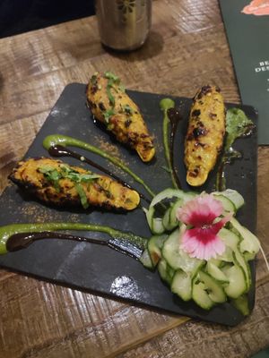 Soy wings at Sanskruti Restaurant in Manchester