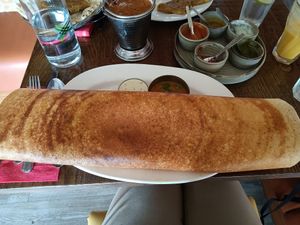 Masala Dosa at Sanskruti Restaurant in Manchester