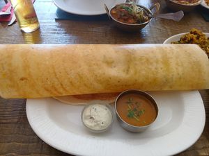 Masala dosa at Sanskruti Restaurant in Manchester