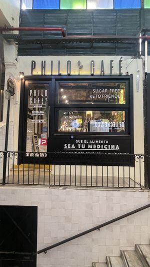   at Philo Café - San Telmo Market in Buenos Aires