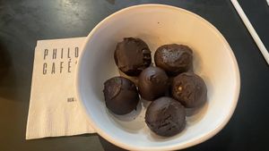   at Philo Café - San Telmo Market in Buenos Aires