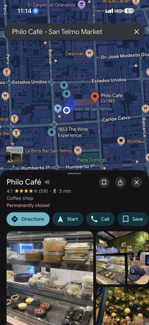   at Philo Café - San Telmo Market in Buenos Aires