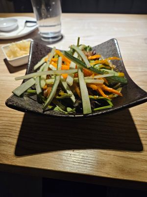 Tasty salad at Taku Sushi & Ramen in Niagara Falls