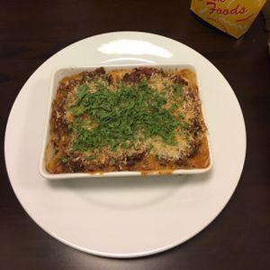 veggie lasagna  at Veggie Cafe in Kyoto