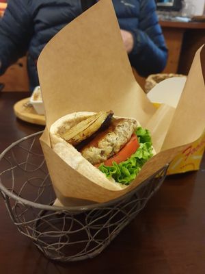 . at Veggie Cafe in Kyoto