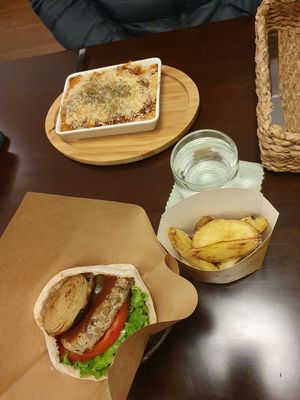 . at Veggie Cafe in Kyoto