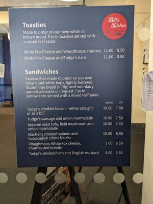 Sandwiches at Bill's Kitchen Ludlow in Ludlow