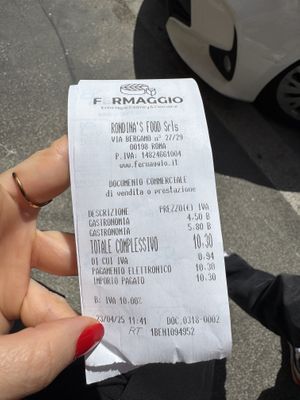   at Fermaggio Bistrot & Store in Rome