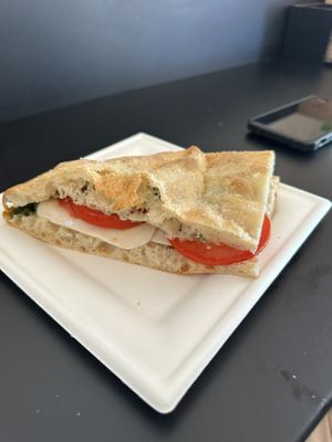 Stuffed pizza  at Fermaggio Bistrot & Store in Rome