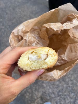 Potato and cheese croquette at Fermaggio Bistrot & Store in Rome
