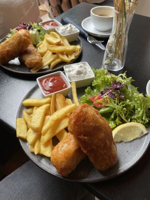 Vegan Fish and Chips  at Kiwi Corner  in Mainz
