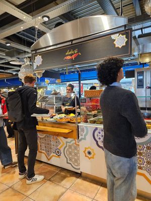 Middle Eastern food at Manora in Vevey