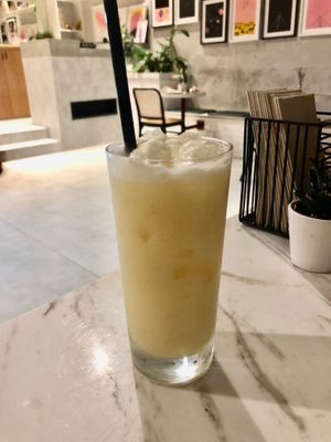 Virgin pina colada  at Art Market - Yas Bay in Abu Dhabi