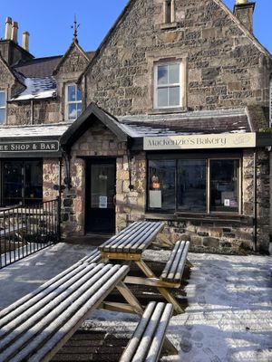   at MacKenzie's Bakery in Portree