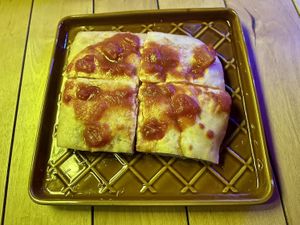 Vegan pizza   at The Fire Bar in Osaka