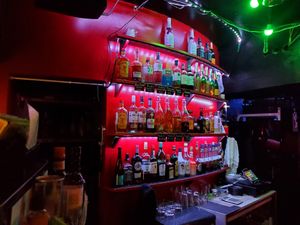 Bar selection at The Fire Bar in Osaka