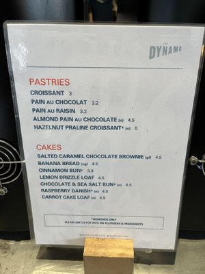 Pastries   at The Dynamo in South West London