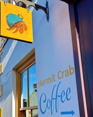  at Hermit Crab Coffee in Machynlleth