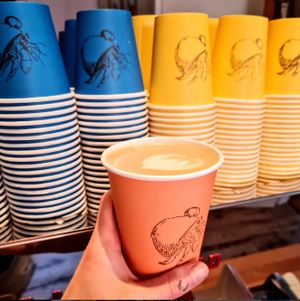  at Hermit Crab Coffee in Machynlleth