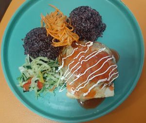 Schnitzel at Loving Hut - Narnii Zam (Narnii/Sun Road) in Ulaanbaatar