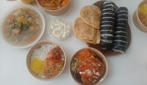 Food delivery. at Loving Hut - Narnii Zam (Narnii/Sun Road) in Ulaanbaatar