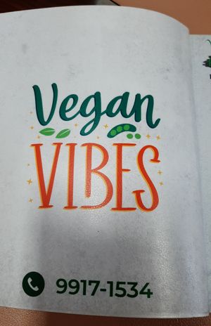 The menu in Mongolian and English at Loving Hut - Narnii Zam (Narnii/Sun Road) in Ulaanbaatar