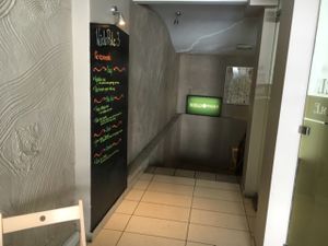 inside - go down the stairs  at WieloPole3 in Krakow