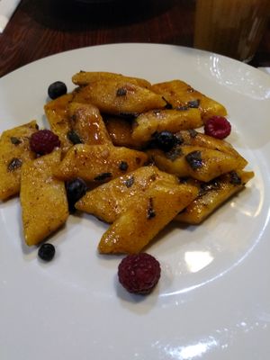 Vegan gnocchi at WieloPole3 in Krakow