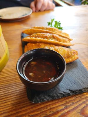 Fried dumpling at Lucky Cat in Lueneburg