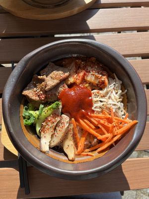 Bibimbap  at Lucky Cat in Lueneburg