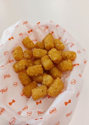 Tater Tots at Yau Veggie Diner in New Territories