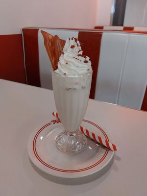 (Vegan) Maple Bacon Milkshake 楓糖煙肉奶昔 at Yau Veggie Diner in New Territories