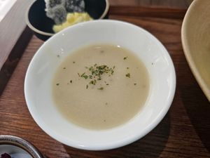 Daily Soup 餐湯 (Photo by Jenny Tang) at Veg-Mind in Hong Kong Island
