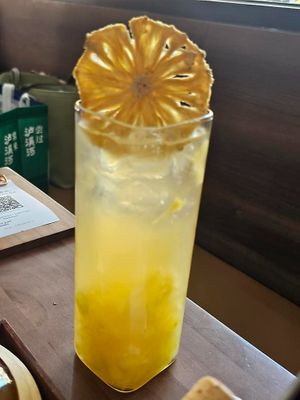 Fruit Tea (Photo by Jenny Tang) at Veg-Mind in Hong Kong Island