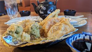 Vegetable tempura  at Passion Fin Asian Bistro & Sushi Bar in Fort Wayne