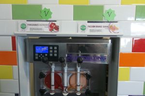 Yummy cold sweet vegan options. at Surely Sweet in Ocean Shores