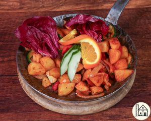 potato curry at Hallenser Kartoffelhaus in Halle