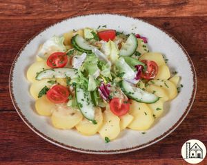 kartpaccio at Hallenser Kartoffelhaus in Halle